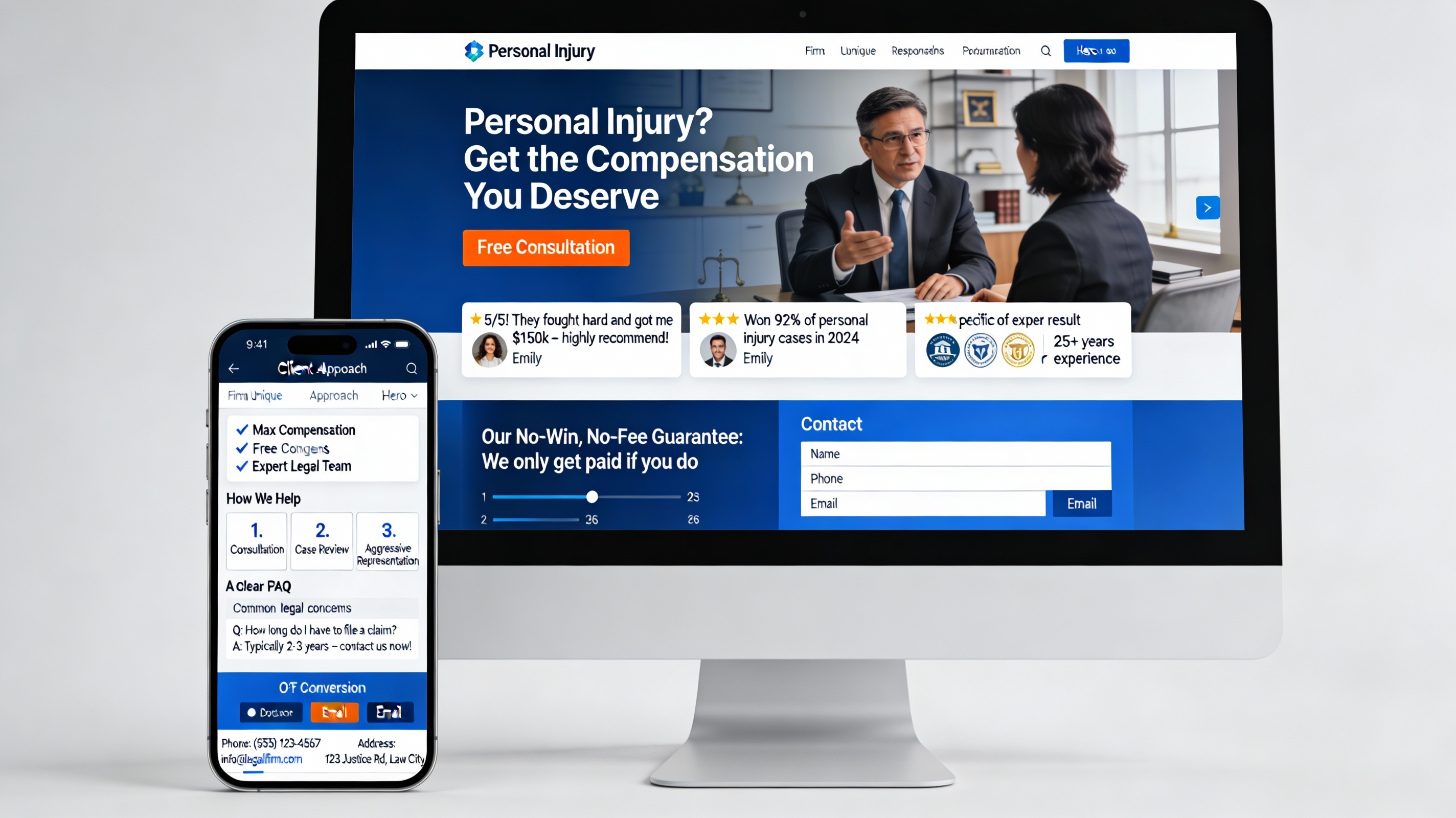 High-Converting Legal Landing Pages