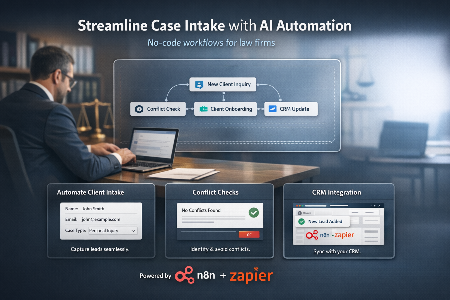 No-Code AI Workflows for Case Intake